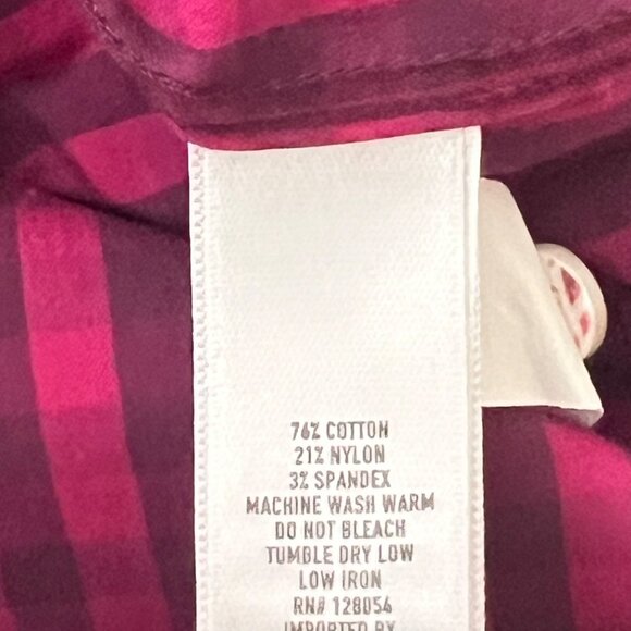 Bonobos Men Stretch Standard Fit Button-Down Pink/Grey Plaid Shirt Size 15.5 -34 - Picture 8 of 10